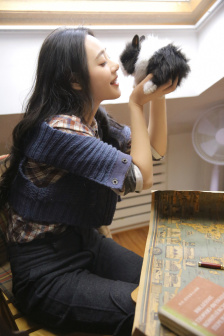 媽媽跟姨媽一起給我過生日了